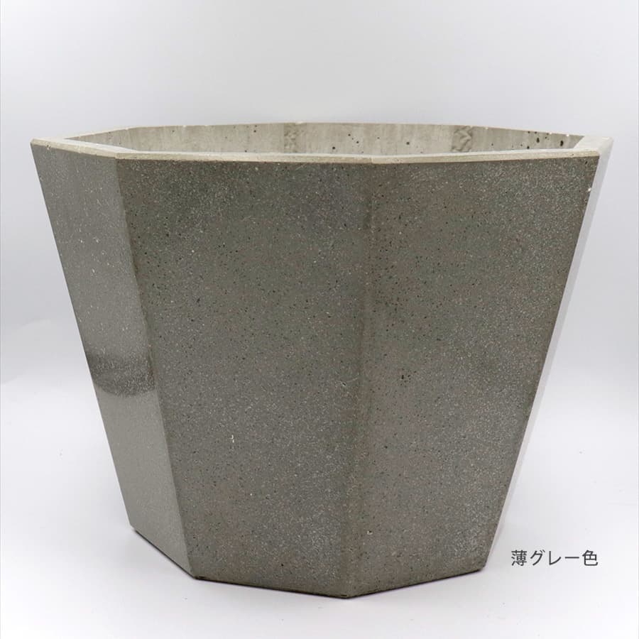 大理石風表面植木鉢